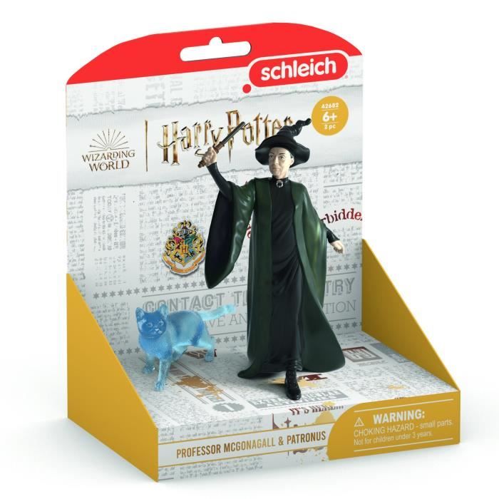 Figurines Professeur McGonagall et son Patronus Schleich 42682 Harry Potter Pour enfant des 6 ans