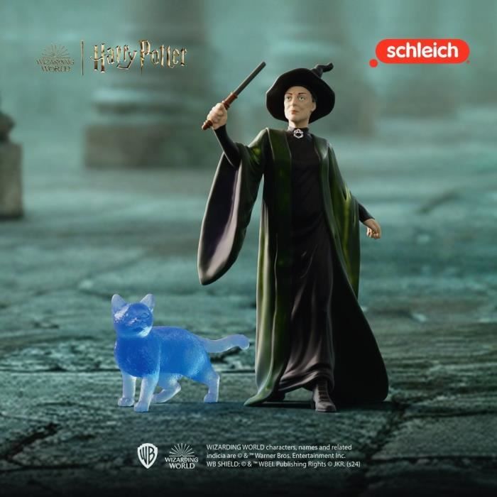 Figurines Professeur McGonagall et son Patronus Schleich 42682 Harry Potter Pour enfant des 6 ans