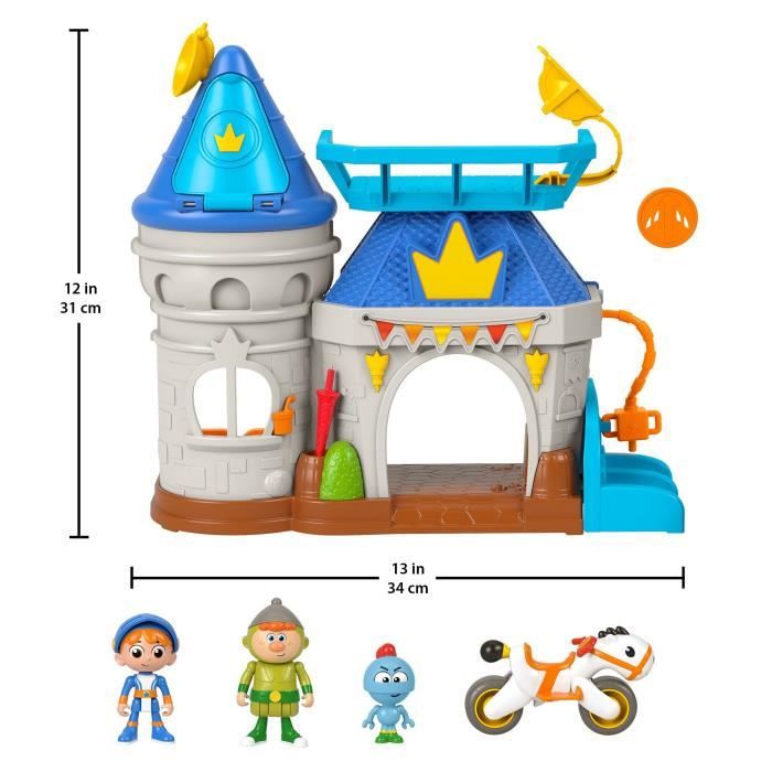 Fisher-Price-Gus le Chevalier Minus-Coffret Château Fort HGK33