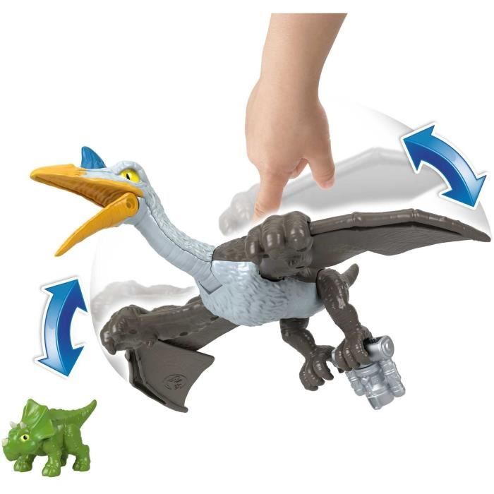 Fisher-Price Imaginext-Jurassic World-Quetzalcoatlus Bat des Ailes-Coffret HML44