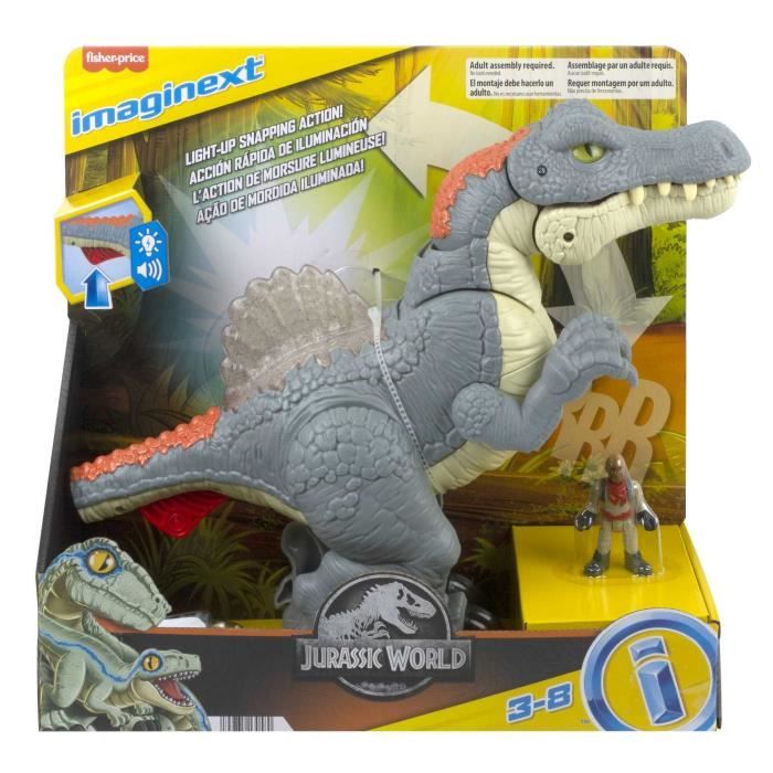 Fisher-Price Imaginext-Jurassic World-Spinosaurus Dents Acérées-Coffret HML41