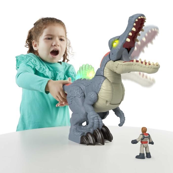 Fisher-Price Imaginext-Jurassic World-Spinosaurus Dents Acérées-Coffret HML41