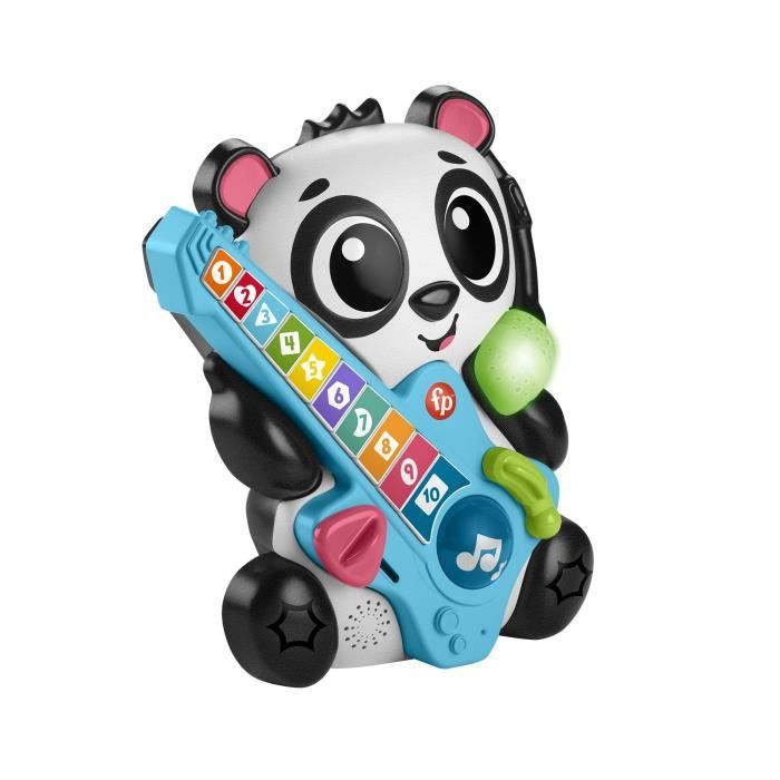 Fisher-Price-Link Squad Panda Chiffres-Jouet d’éveil musical HYK95