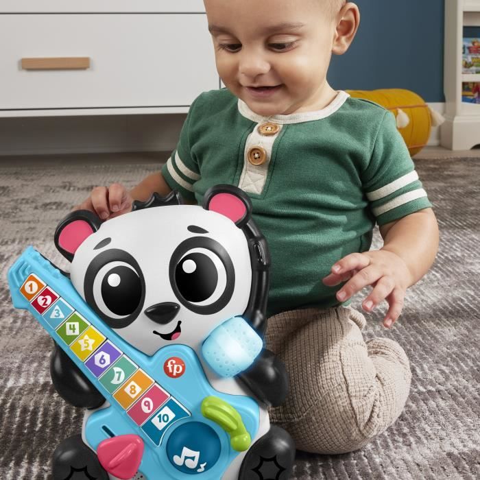 Fisher-Price-Link Squad Panda Chiffres-Jouet d’éveil musical HYK95