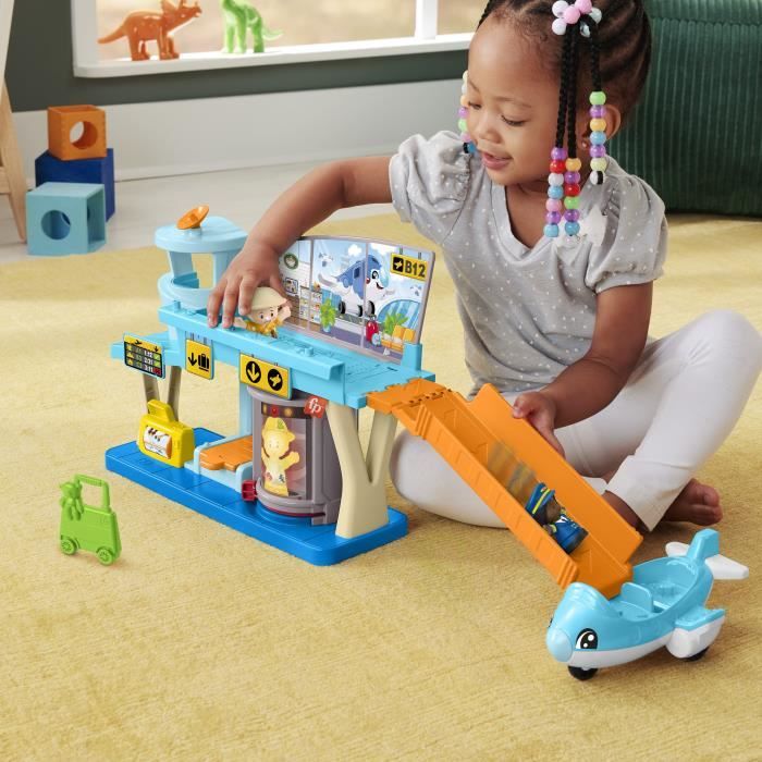 Fisher-Price-Little People-Aventures a l’Aéroport-Coffret HTJ26