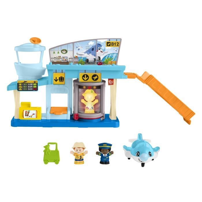 Fisher-Price-Little People-Aventures a l’Aéroport-Coffret HTJ26