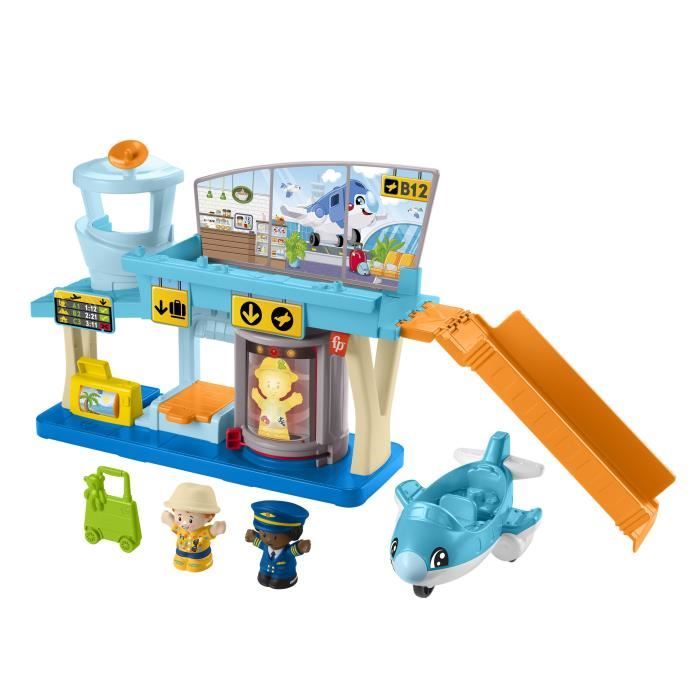 Fisher-Price-Little People-Aventures a l’Aéroport-Coffret HTJ26