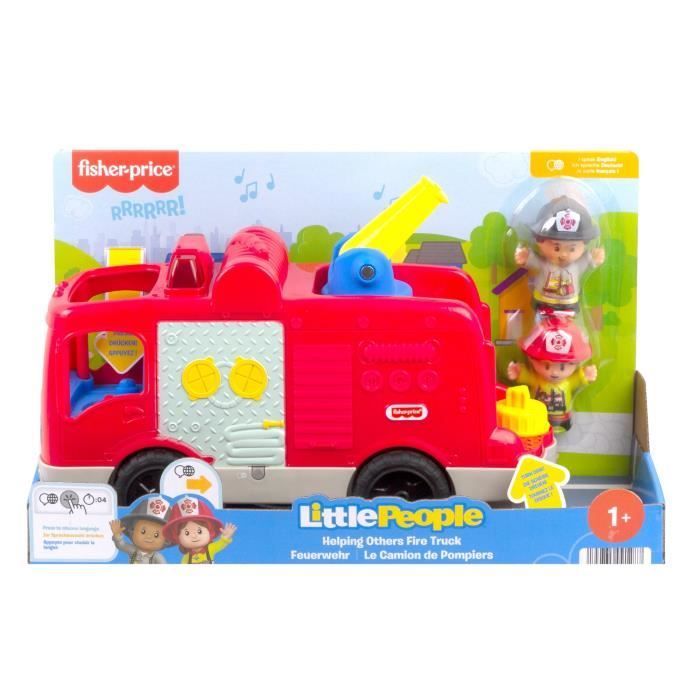 Fisher-Price-Little People-Le Camion de Pompiers version multilingue HJN38