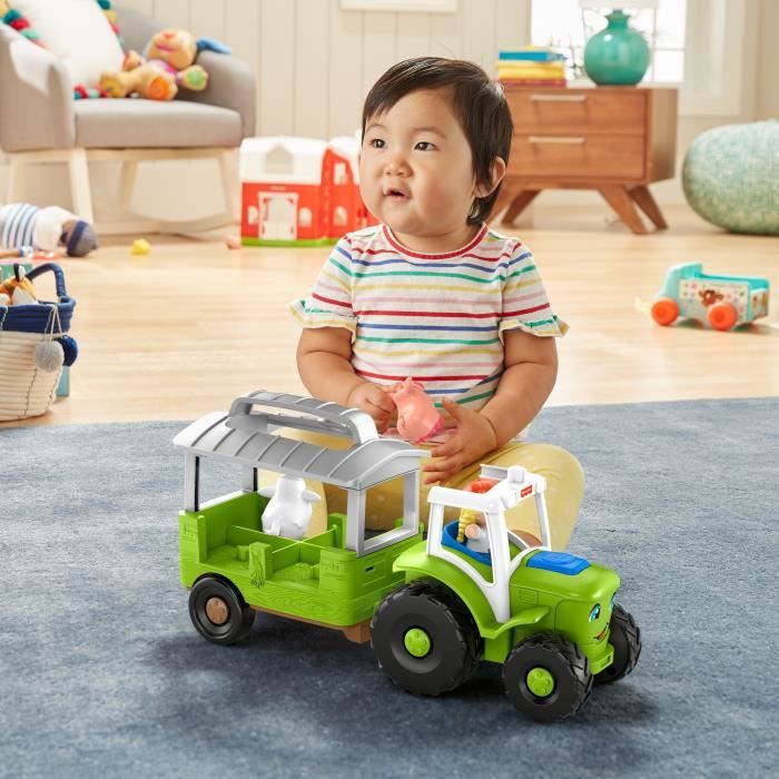 Fisher-Price-Little People-Le Tracteur version multilingue HJN44