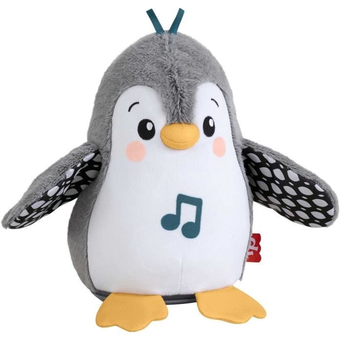 Fisher-Price-Mon Pingouin d’Éveil-Peluche Musicale HNC10