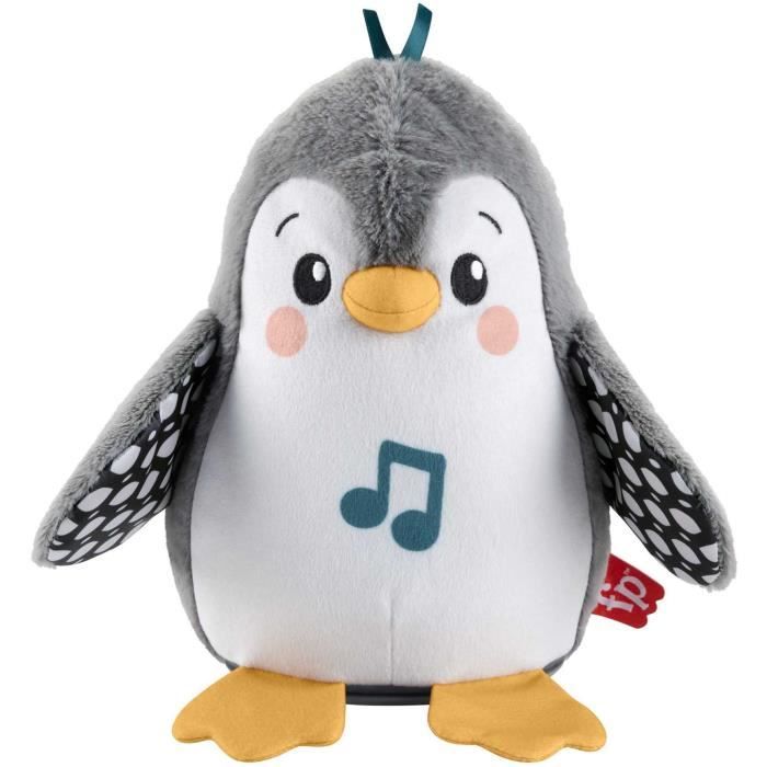 Fisher-Price-Mon Pingouin d’Éveil-Peluche Musicale HNC10