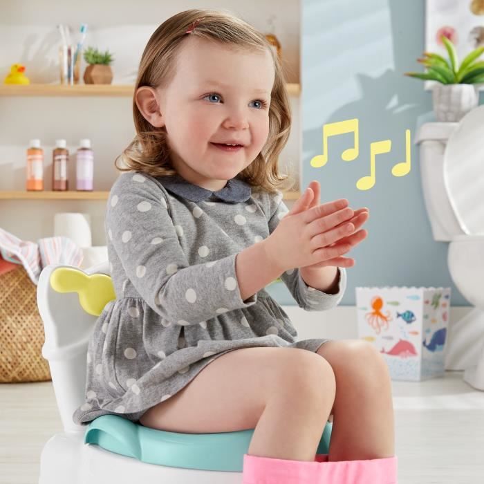 Fisher-Price - Pot de la mer musical et lumineux - Pot d’apprentissage bébé GWD37