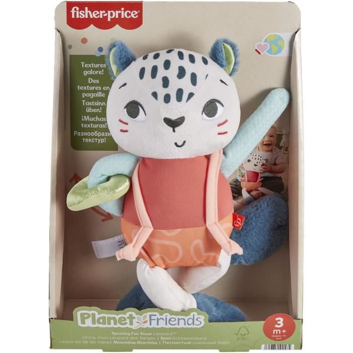 Fisher-Price-Uncia mon Léopard des Neiges-Jouet d’éveil pour bébé HKD64