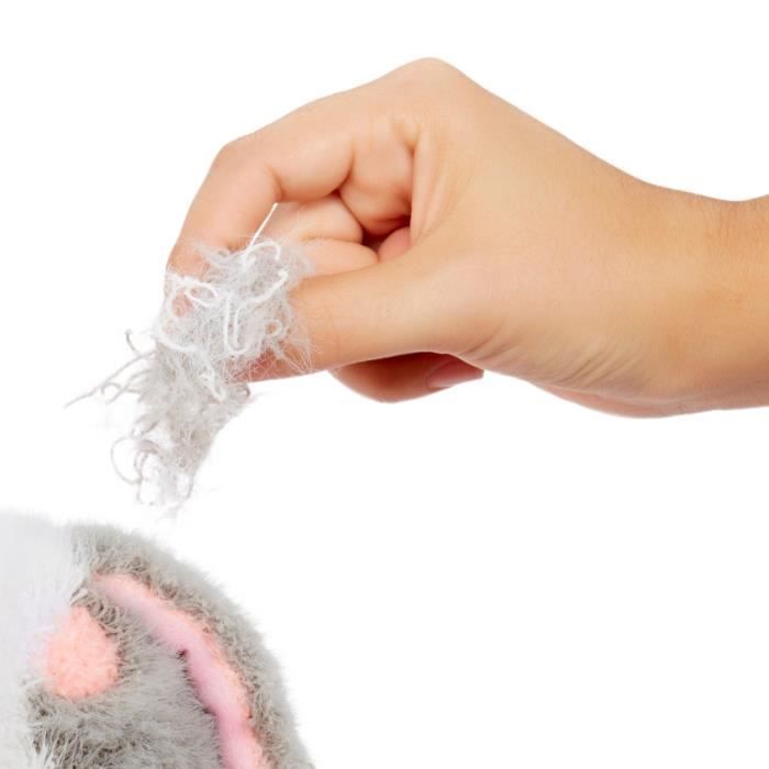 Fluffie Stuffiez - Peluche ASMR a personnaliser - LAPIN - Rembourrage a retirer et découvrir un autre personnage