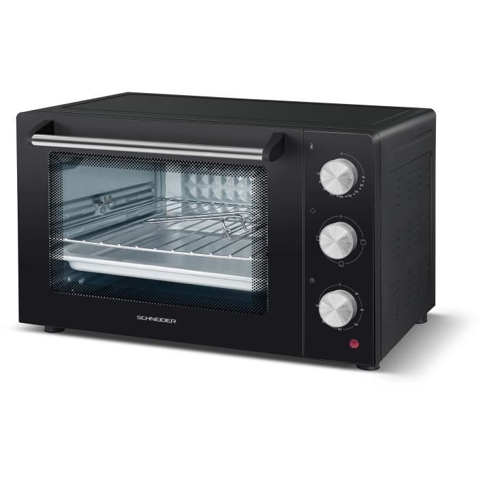 Four électrique posable Schneider SCEO2330CN - 30L - Convection naturelle - Noir