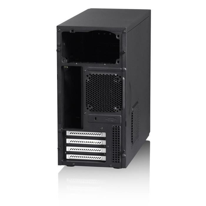 FRACTAL DESIGN BOITIER PC Core 1000 - Mini Tour - USB 3.0 - Noir - Format Micro ATX (FD-CA-CORE-1000-USB3-BL) - Paloma Tech