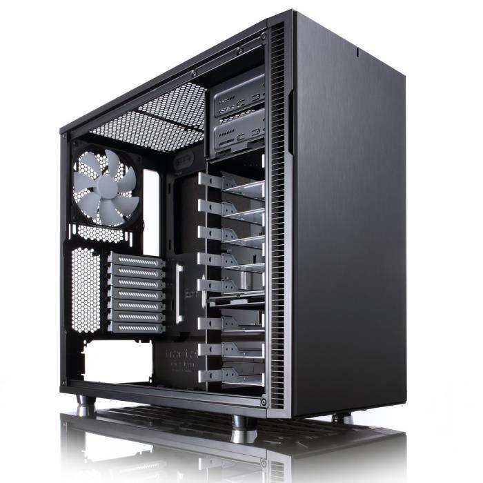 FRACTAL DESIGN BOITIER PC Define R5 - Moyen Tour - Noir - Format ATX (FD-CA-DEF-R5-BK) - Paloma Tech