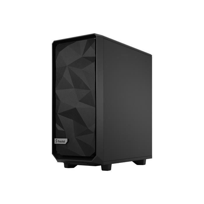 FRACTAL DESIGN - Boîtier PC Meshify 2 Compact Noir Panneau Verre Trempé Teinte Claire - Paloma Tech