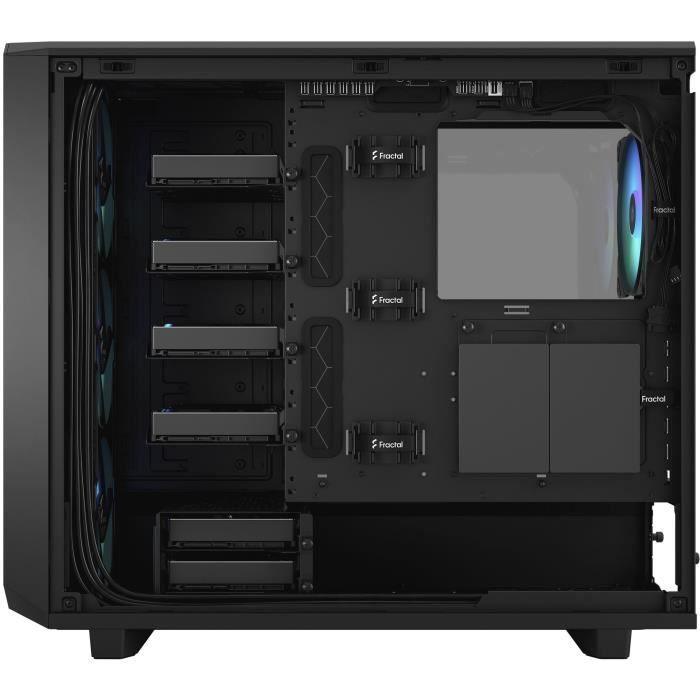 FRACTAL DESIGN - Meshify 2 RGB Black TG Light Tint - Boîtier PC - Noir ( FD-C-MES2A-06 ) - Paloma Tech