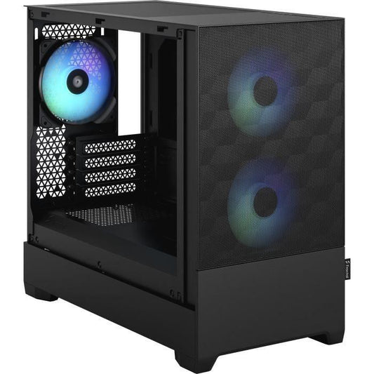 FRACTAL DESIGN - Pop Mini Air RGB Black TG - Boîtier PC - Noir (FD-C-POR1M-06) - Paloma Tech