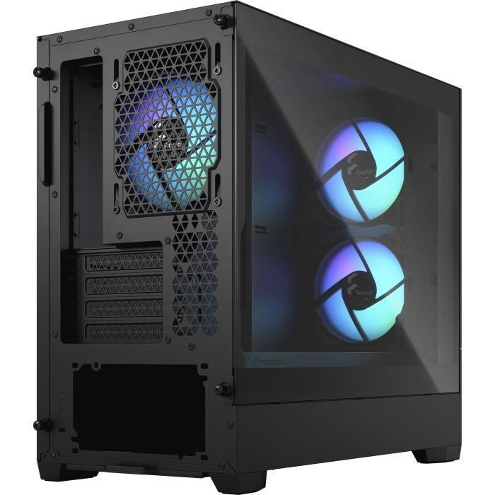 FRACTAL DESIGN - Pop Mini Air RGB Black TG - Boîtier PC - Noir (FD-C-POR1M-06) - Paloma Tech