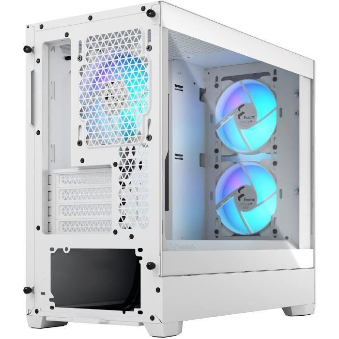 FRACTAL DESIGN - Pop Mini Air RGB White TG - Boîtier PC - Blanc (FD-C-POR1M-01) - Paloma Tech