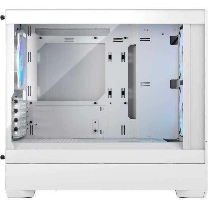 FRACTAL DESIGN - Pop Mini Air RGB White TG - Boîtier PC - Blanc (FD-C-POR1M-01) - Paloma Tech