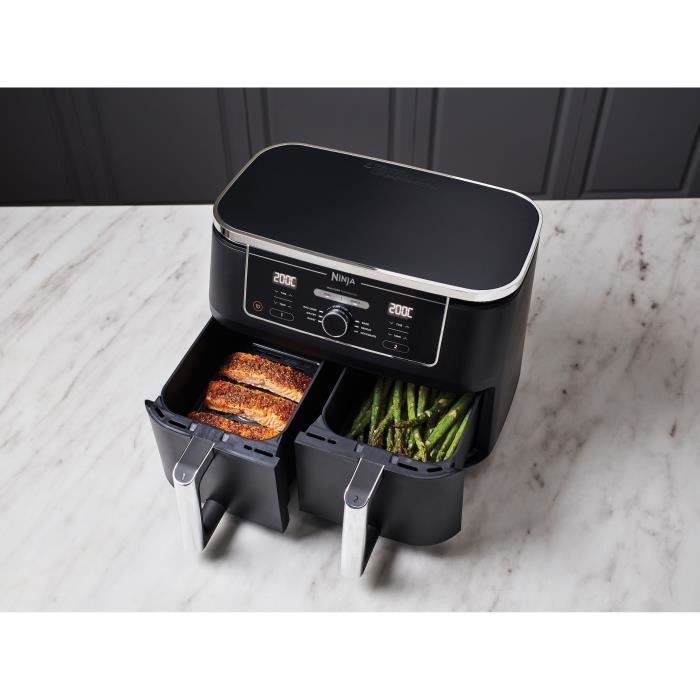 Friteuse sans huile Dual Zone NINJA Foodi Max - AF400EU - 2470W - 9,5L - 2 tiroirs de cuisson - 6 modes de cuisson