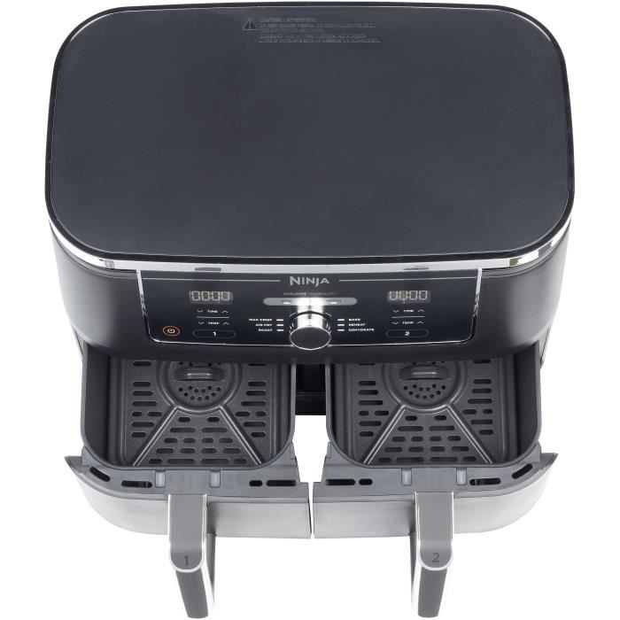 Friteuse sans huile Dual Zone NINJA Foodi Max - AF400EU - 2470W - 9,5L - 2 tiroirs de cuisson - 6 modes de cuisson