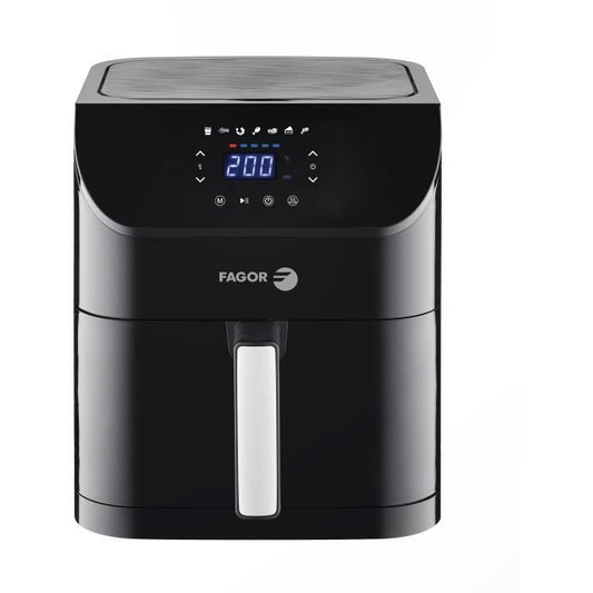 Friteuse sans huile - FAGOR - Airfryer XL - 8L - 1800 W - Ecran tactile - 7 pré-réglages de cuisson - Minuterie - Noir