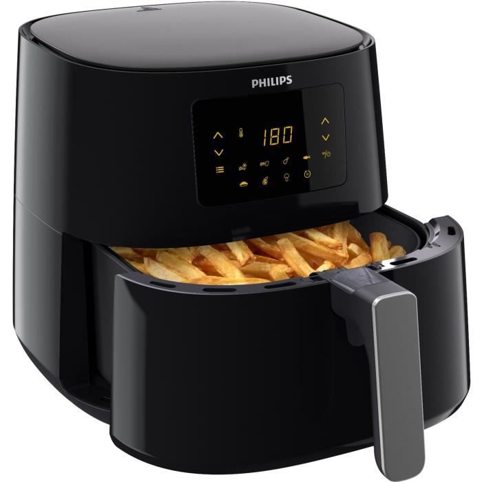 Friteuse sans huile - PHILIPS - Airfryer XL HD9270/70 Série 3000 - 6,2L - 5 personnes - 7 préréglages - Noir