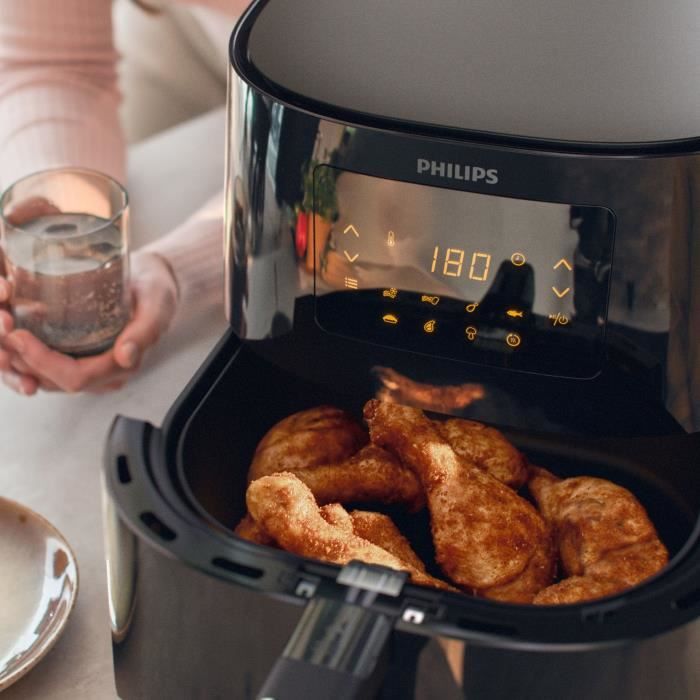 Friteuse sans huile - PHILIPS - Airfryer XL HD9270/70 Série 3000 - 6,2L - 5 personnes - 7 préréglages - Noir