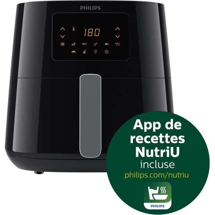 Friteuse sans huile - PHILIPS - Airfryer XL HD9270/70 Série 3000 - 6,2L - 5 personnes - 7 préréglages - Noir