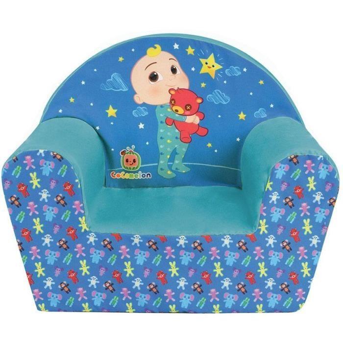 Fun house cocomelon fauteuil club pour enfant origine france garantie h.42 x l.52 x p.33 cm - Paloma Tech