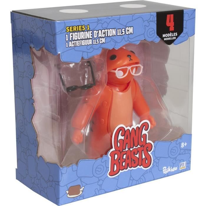 Gang Beasts - 1 Figurine Articulée de 11,5 cm - Lot #1 - Figurines de Collection - Jeux Vidéos - Lansay