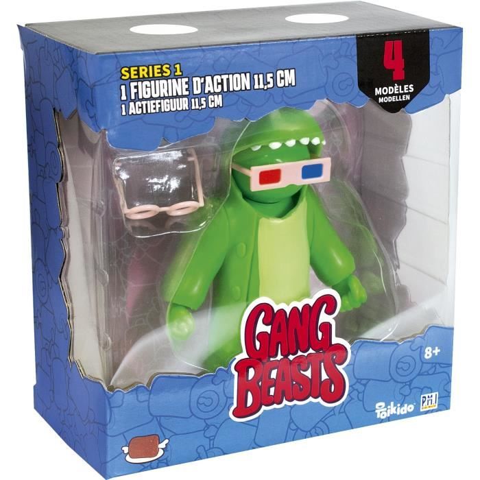 Gang Beasts - 1 Figurine Articulée de 11,5 cm - Lot #3 - Figurines de Collection - Jeux Vidéos - Lansay