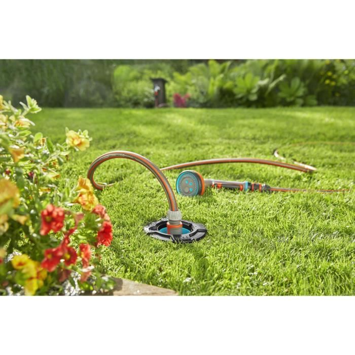 GARDENA Set de Connexion Grand Débit  Relier pipeline et systeme d'irrigation automatique a l'alimentation en eau - Paloma Tech