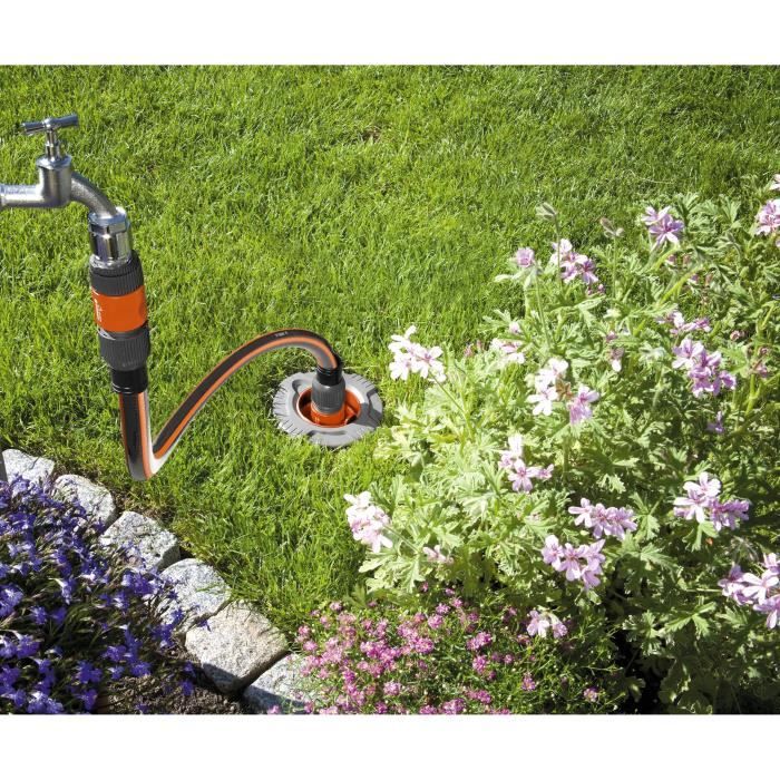 GARDENA Set de Connexion Grand Débit  Relier pipeline et systeme d'irrigation automatique a l'alimentation en eau - Paloma Tech