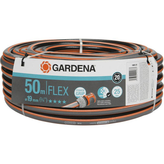 GARDENA Tuyau d'arrosage Comfort FLEX  Longueur 50m  Ø19mm  Anti noeud et indéformable  Garantie 20 ans (18055-20) - Paloma Tech