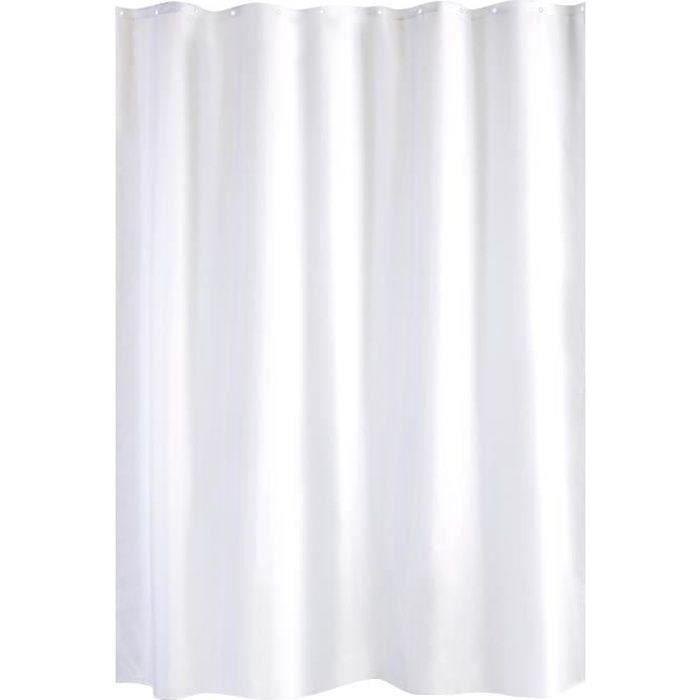 GELCO Rideau de douche Trendy 180 x 200 cm blanc - Paloma Tech