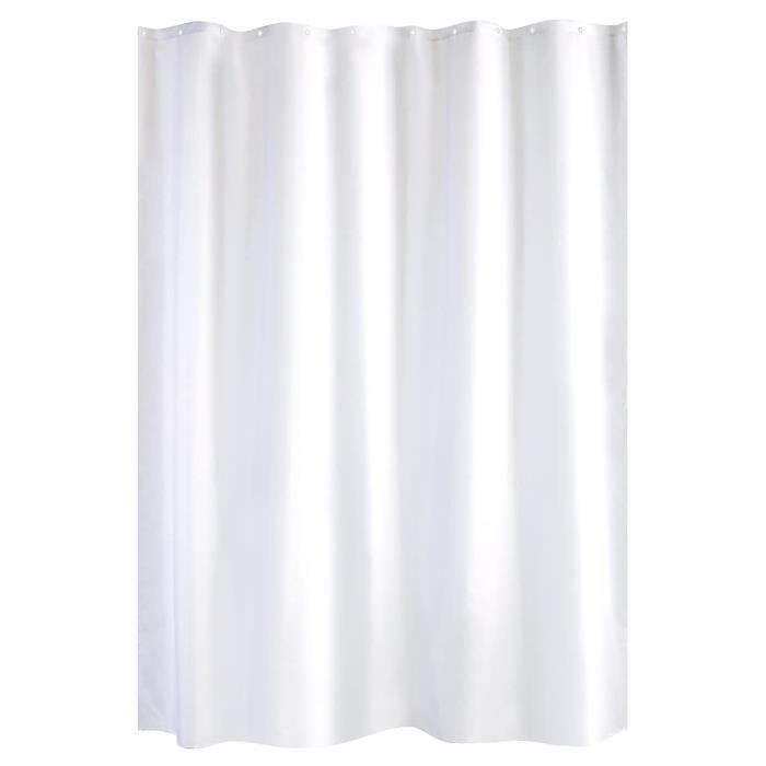 GELCO Rideau de douche Trendy 180 x 200 cm blanc - Paloma Tech