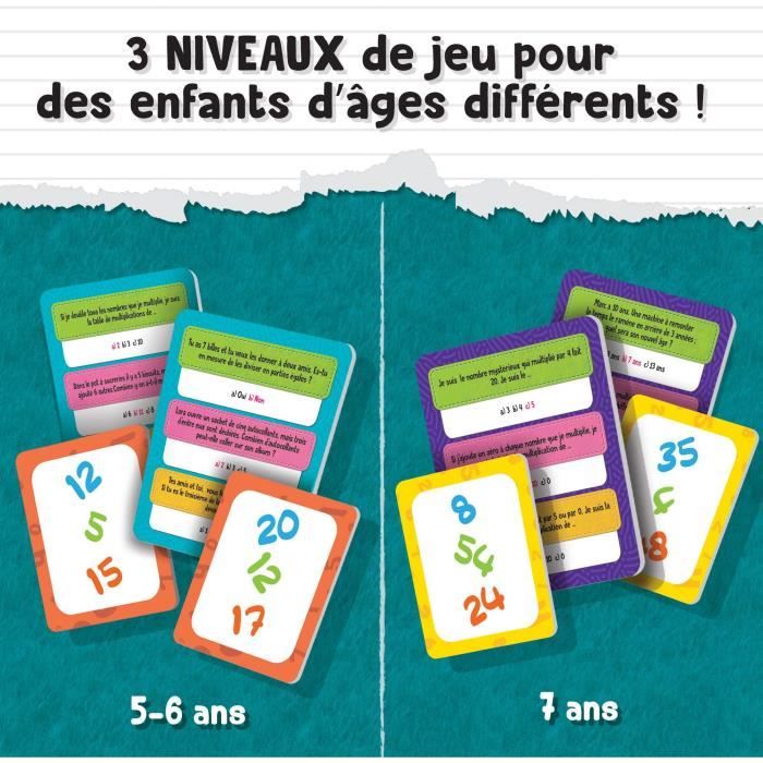 Génius Talent school - le jeu des multiplications et problemes - s’adapte aux différents niveaux. - LISCIANI