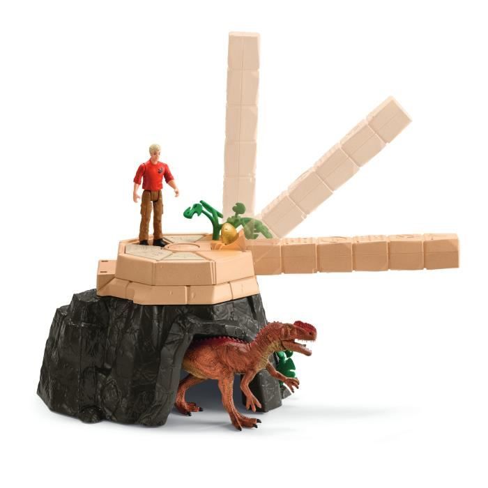 Grande Conquete du temple perdu Playset figurines SCHLEICH 42656 Dinosaurs Des 4 ans