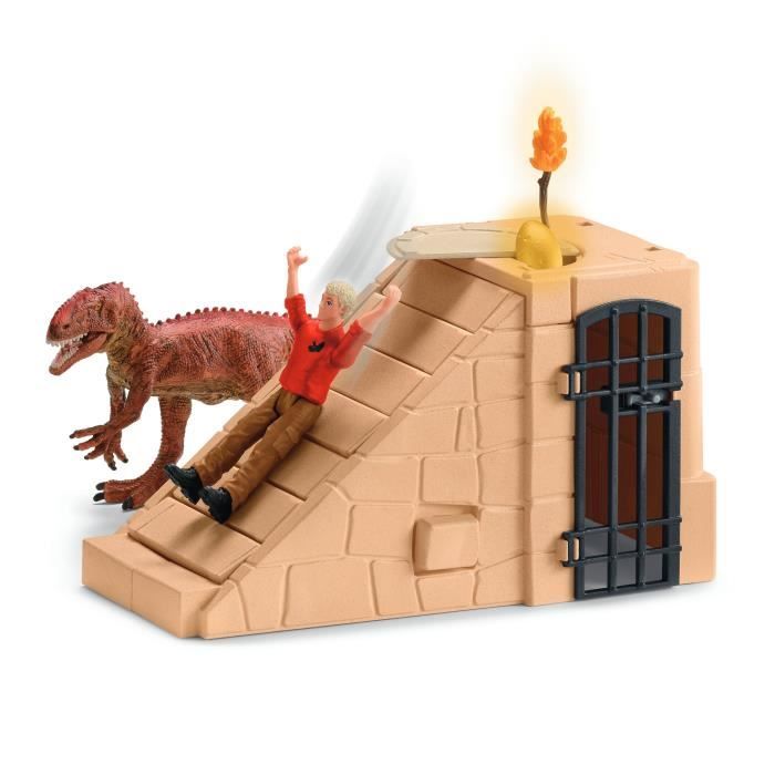 Grande Conquete du temple perdu Playset figurines SCHLEICH 42656 Dinosaurs Des 4 ans