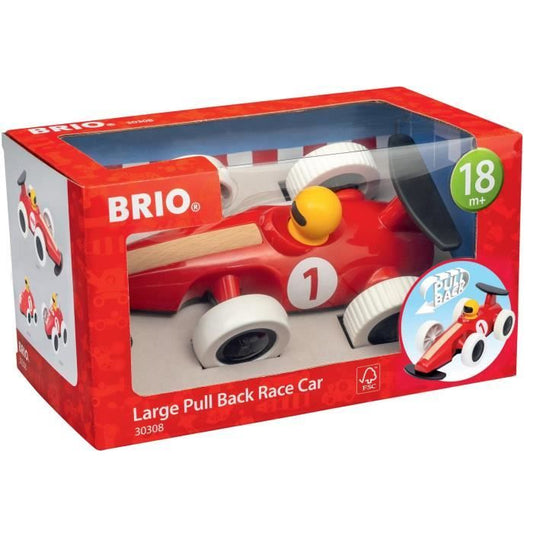 Grande voiture de course a rétrofriction - Jouet d’éveil premier age -7312350303087 - Brio World