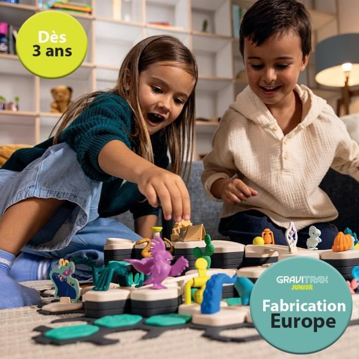 GraviTrax JUNIOR Set d’extension Rails - My Trax 35 pieces - Circuits de billes - des 3 ans - 27401 - Ravensburger