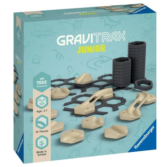 GraviTrax JUNIOR Set d’extension Rails - My Trax 35 pieces - Circuits de billes - des 3 ans - 27401 - Ravensburger