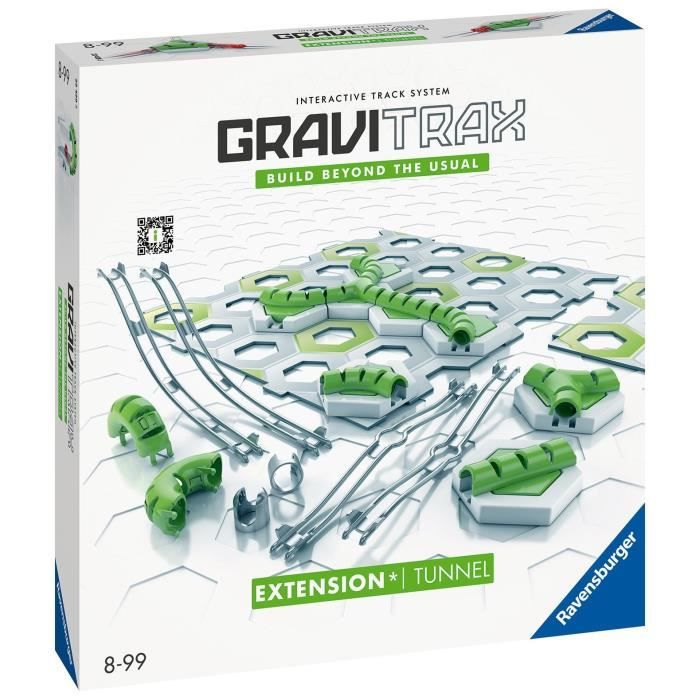 GraviTrax - RAVENSBURGER - Set d’extension Tunnels 18 pieces - Circuit de billes créatif