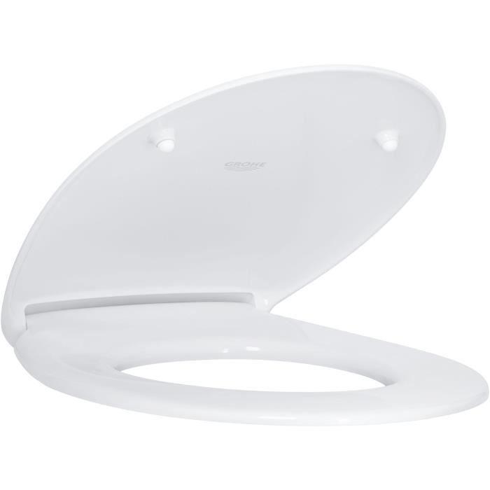 GROHE Abattant WC fermeture frein de chute Bau Ceramic Blanc alpin 39493000 - Paloma Tech