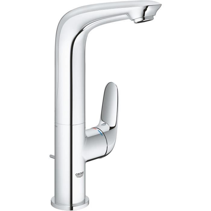 GROHE Mitigeur monocommande Lavabo Taille L Wave Chromé 23584001